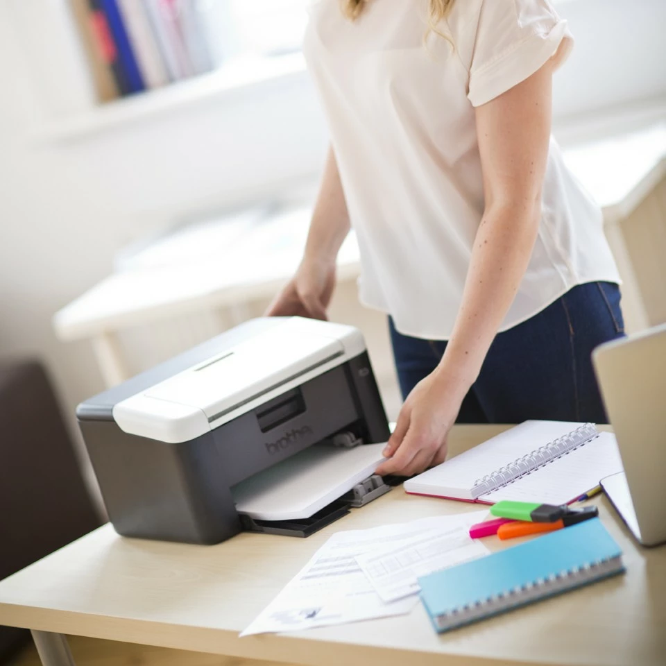 Printer Brother HL-1212W, laser, Wi-Fi, 20 faqe/min, bardhë/zi