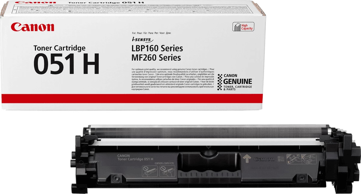 Toner Canon 051H 2169C002 XL, rendiment 4000 faqe, e zezë