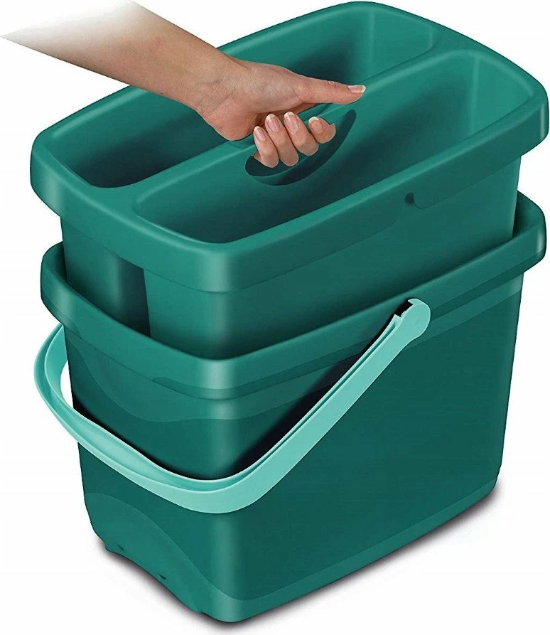 Bazë mop rrotullues Leifheit Clean Twist M 33 cm (89087), e gjelbër