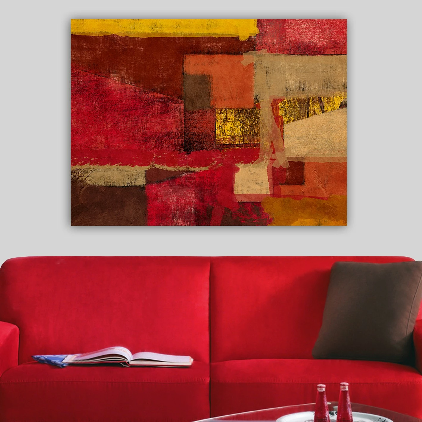 Pikturë dekorative në kanavacë, shumëngjyrëshe, Wallity, 70x100cm