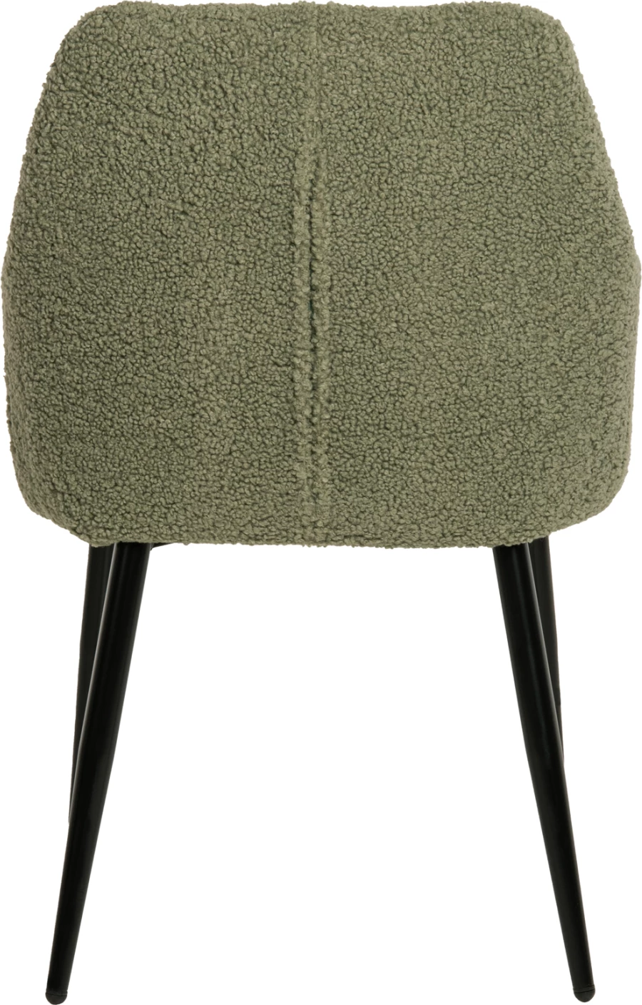 Karrige SHELLY FH8591.03 me pëlhurë TEDDY në ngjyrë fistik- këmbë metalike të zeza 57x55x87Hcm., set prej 2 copë