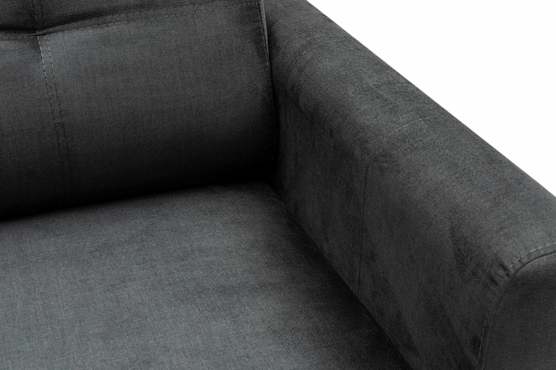 Kënd divan Atelier del Sofa, Mustang Small, kënd i majtë, antracit