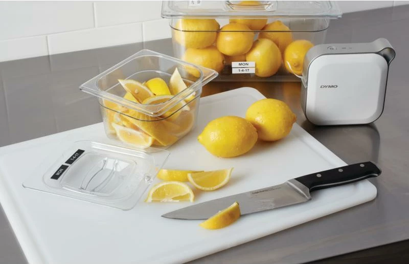 shirit etikete Dymo Rhino 18444 / S0718600 12mm x 5.5m vinyl, zi në bardhë, 1 copë