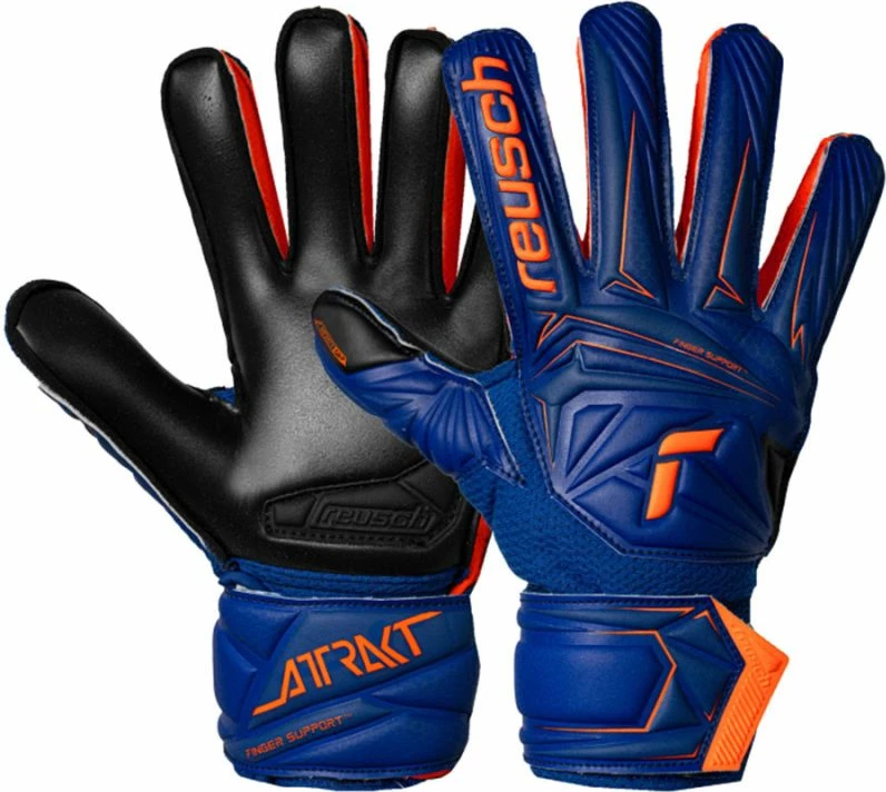 Doreza portieri për fëmijë Reusch Attrakt Infinity Finger Support Junior 56 72 710 4127