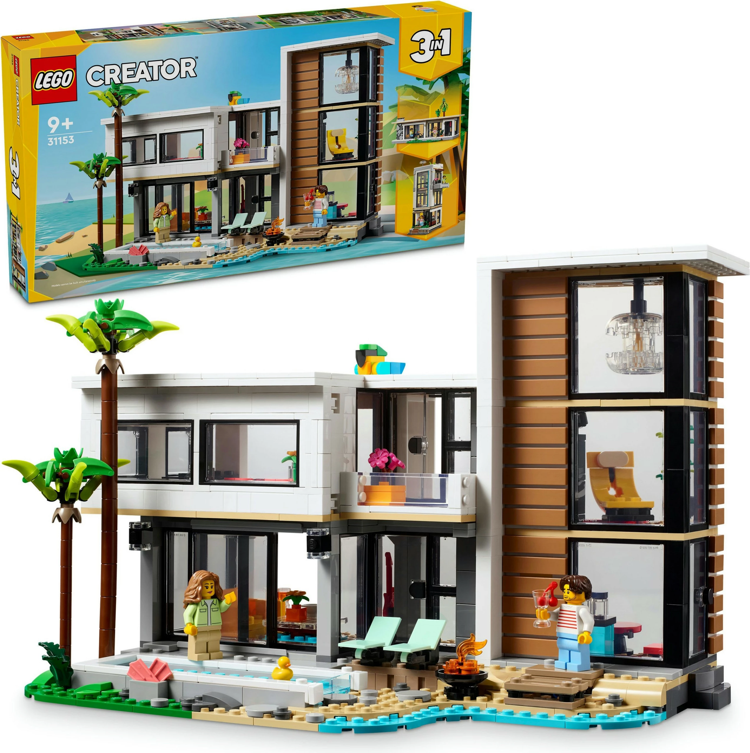 Set ndërtimi LEGO Creator 31153, 3-in-1, 939 pjesë, shumëngjyrësh