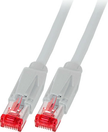 Kabllo LAN EFB Elektronik K8051.30, Cat6a, 30 m, S/FTP, RJ45, 500 MHz, 10GbE, Gri