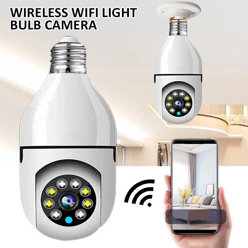 Kamera Sigurie Inteligjente me Wi-Fi (Formë Llambe E27)