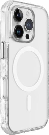 Mbështjellës LAUT Crystal Matter X MagSafe për iPhone 16 Pro, Transparent