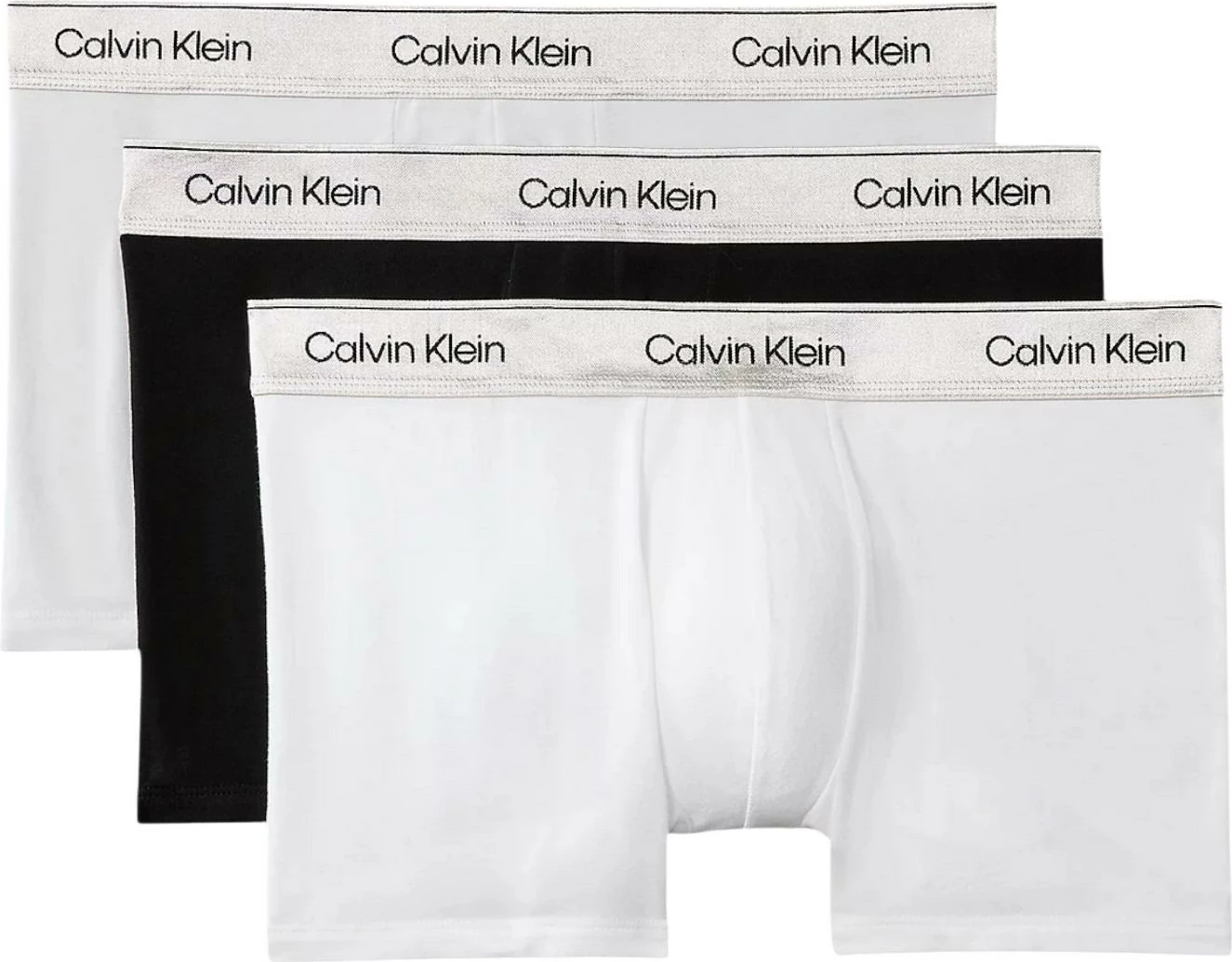 Të brendshme për meshkuj Calvin Klein Underwear LV00NB4575, të zeza - argjendta