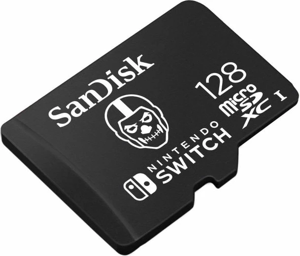Kartelë memorje microSDXC SANDISK Nintendo Switch Fortnite Skull Trooper SDSQXAO-128G-GN6ZG 128GB UHS-I, e zezë