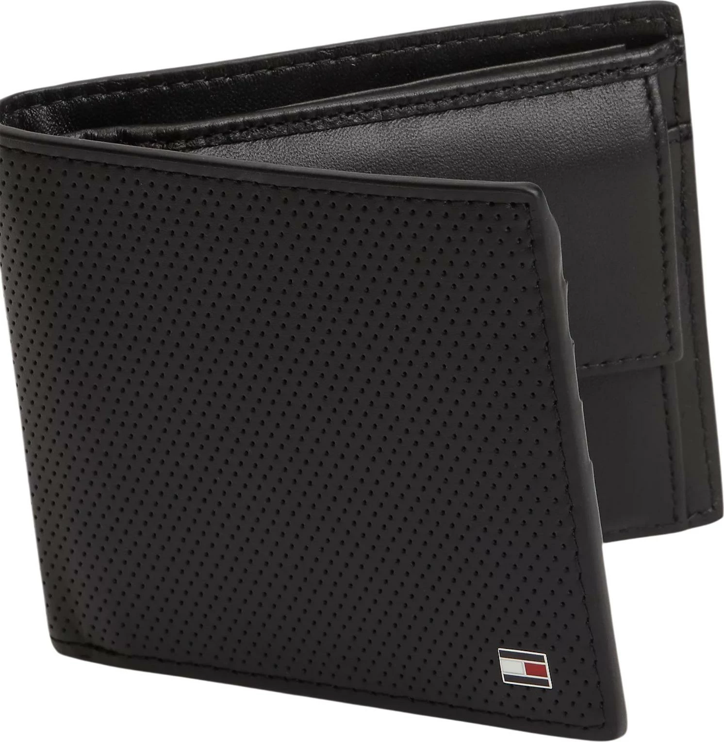 Portofol për meshkuj Tommy Hilfiger TH Element Mini CC Wallet AM0AM14790, i zi