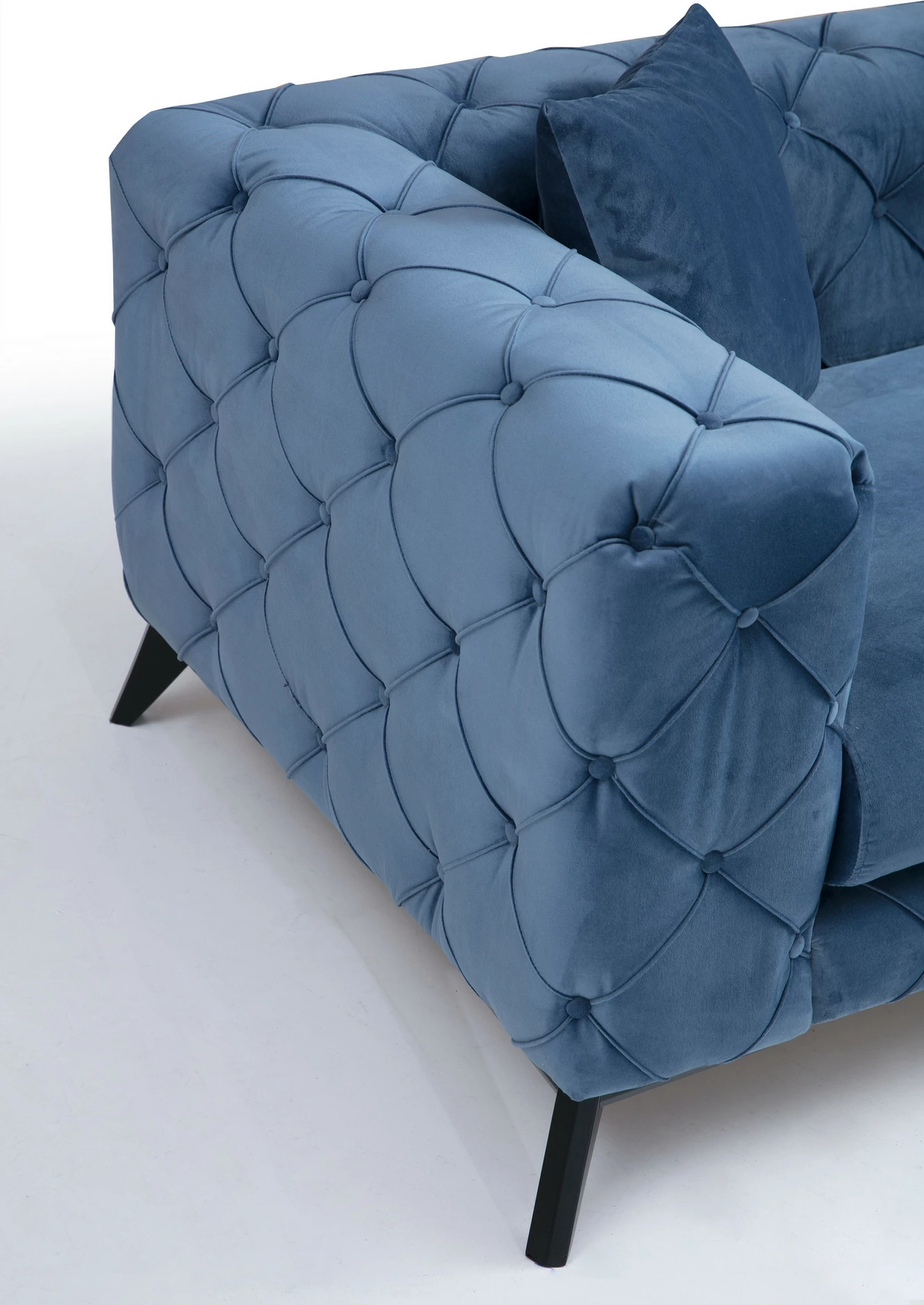 Divan dy ulëshe, ngjyrë kaltër, Como, Atelier del Sofa