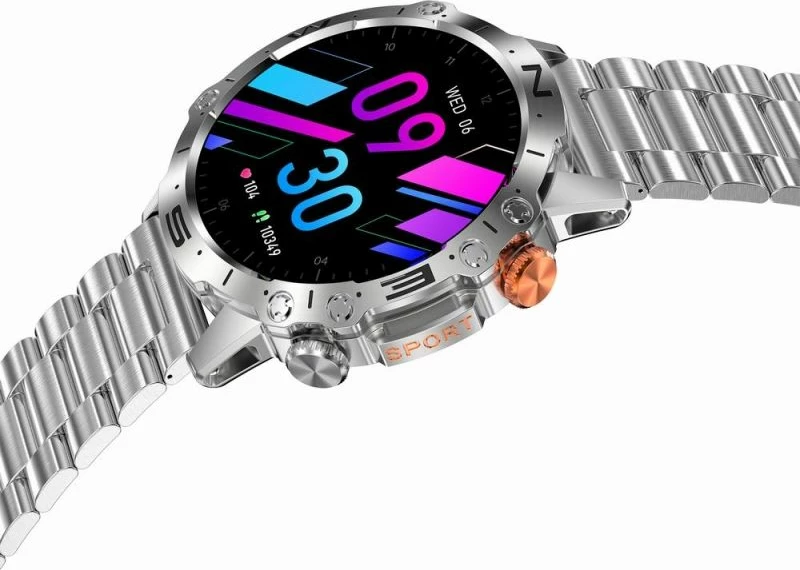 Smartwatch Gravity për meshkuj, e zezë
