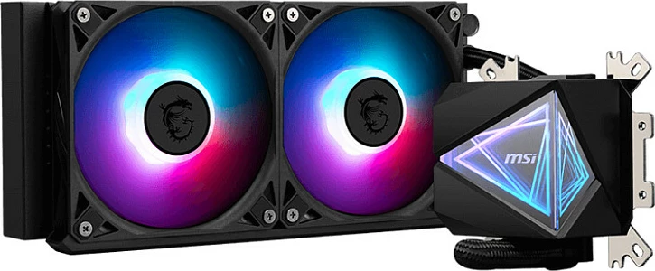 Ftohës uji all-in-one MSI MAG Coreliquid I240, 2x12cm, RGB, zi