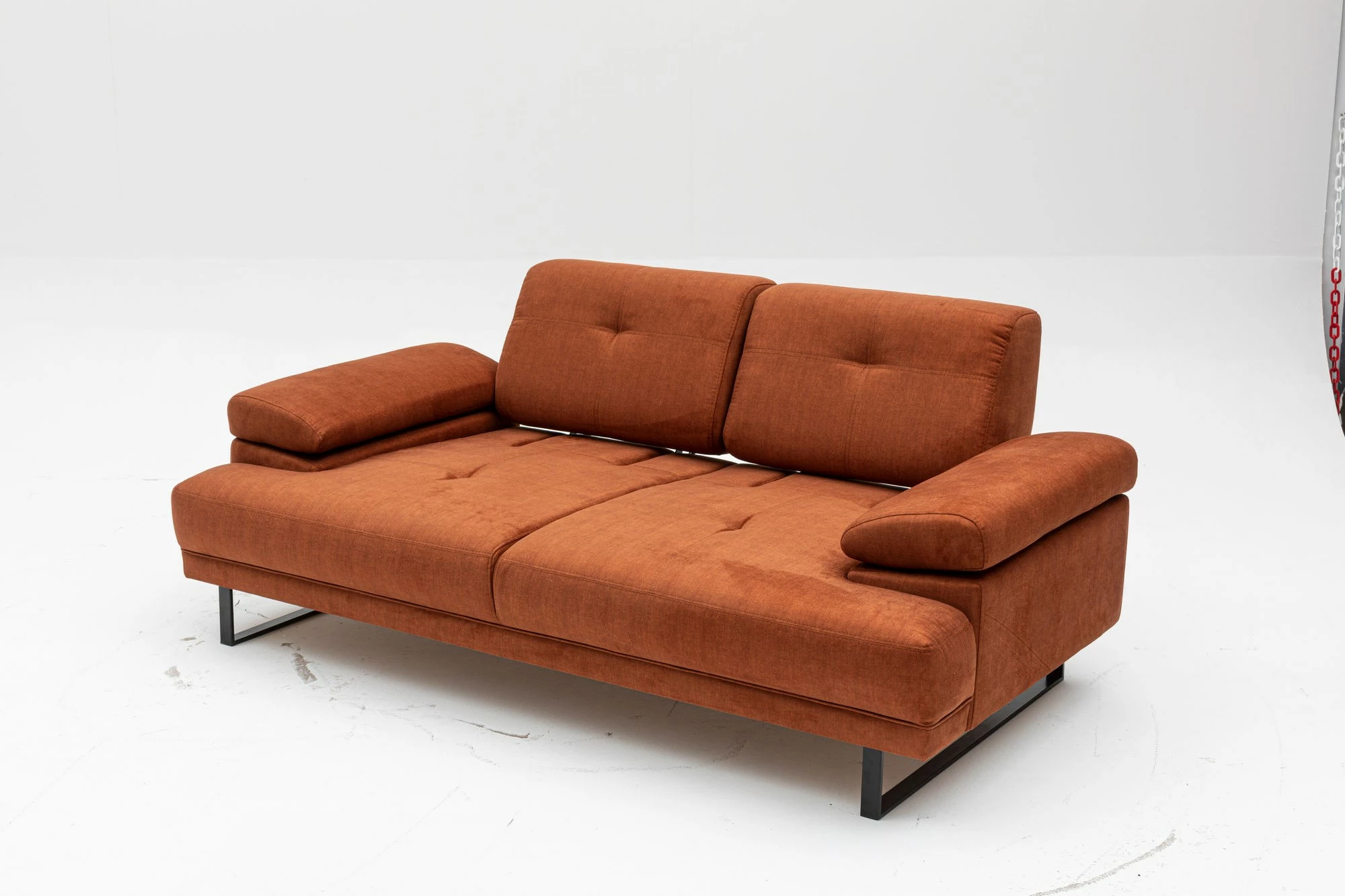 Divan-krevat 2 vende, Atelier del Sofa, Mustang, portokalli