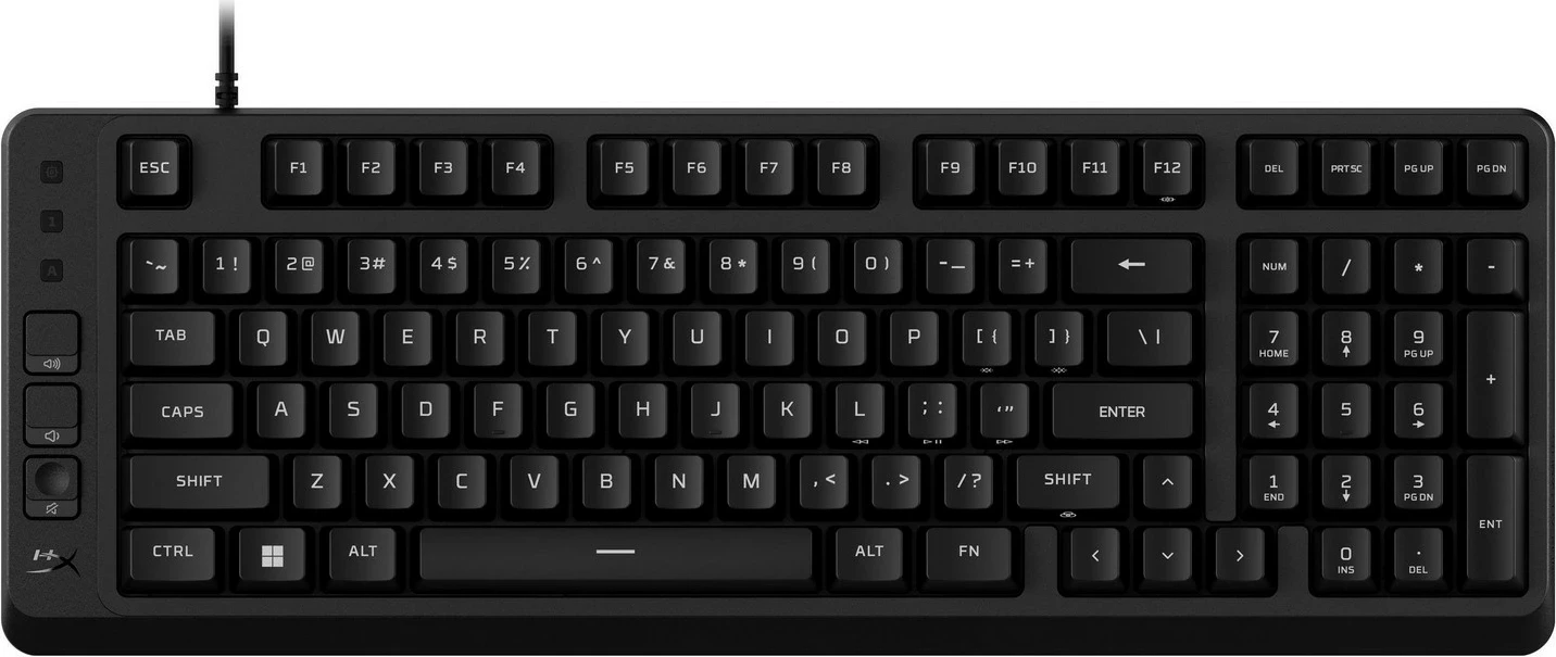 Tastierë gaming HyperX Eve 1800, RGB, me kabllo, membrane, e zezë
