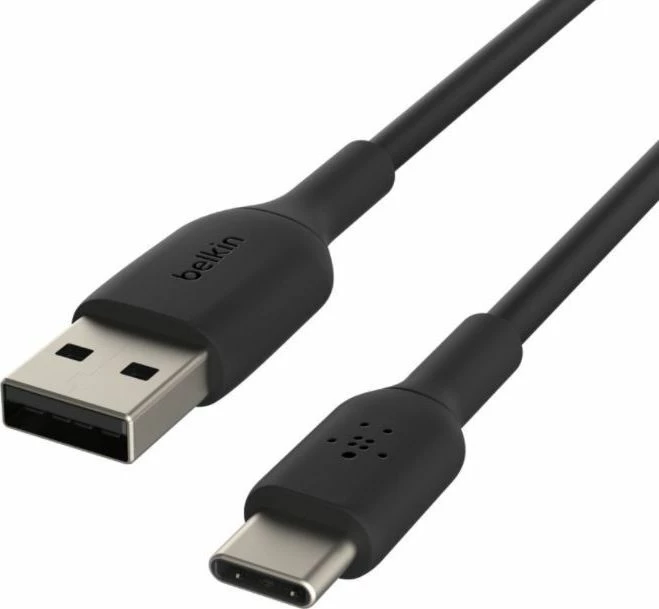 Kabllo adapter USB-C në USB-A Belkin CAB001bt0MBK 15 cm, e zezë