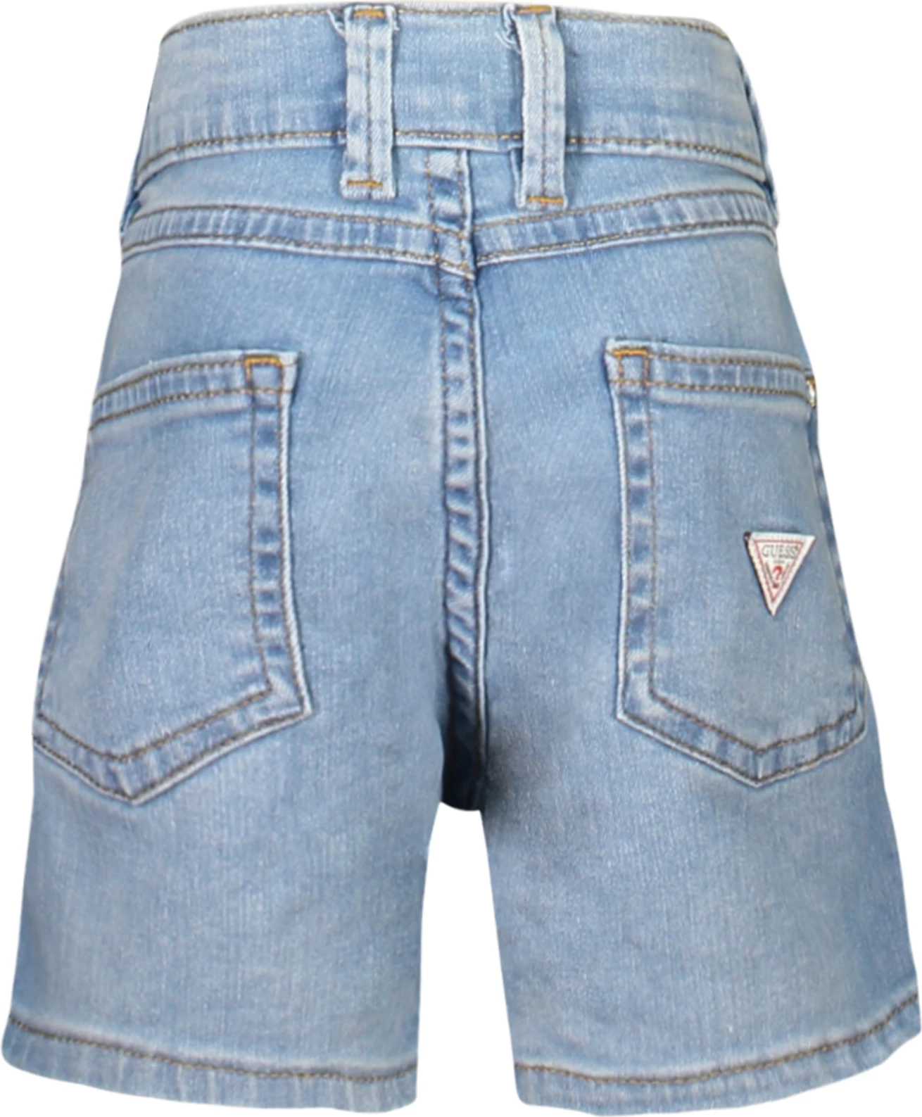 Shorce për vajza GUESS JEANS, blu e çelët