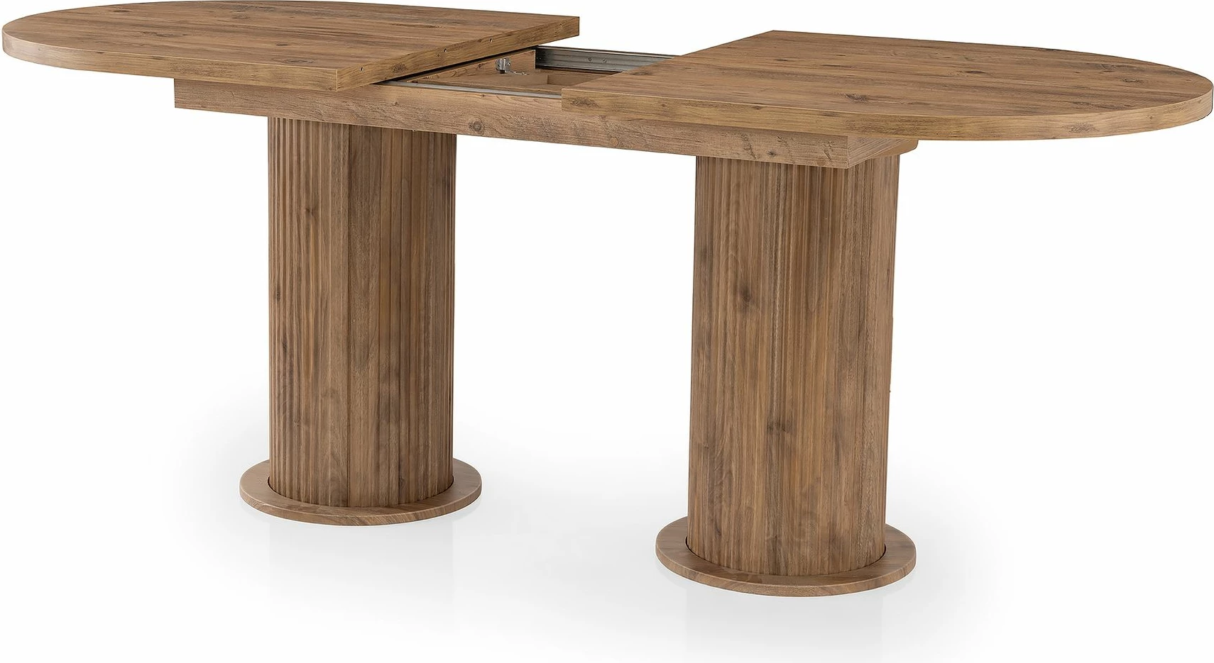 Tavolinë ngrënieje me zgjatje, ngjyrë arre, Skye Decor, Gusto - 2952