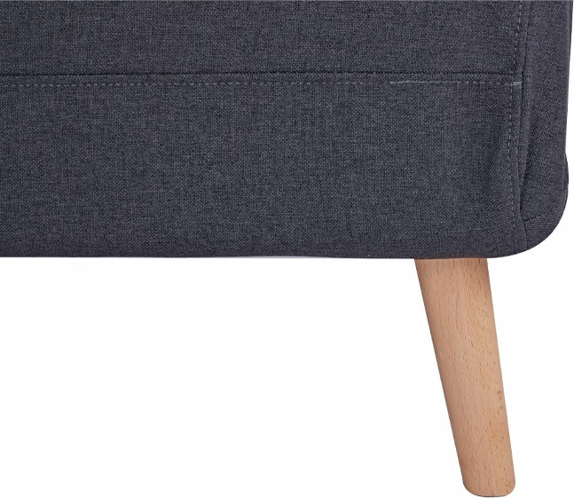 Karrige e palosshme Aperto, ngjyrë antracit, 100x75x78 cm