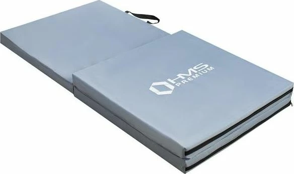 Dyshek gjimnastike HMS MGS02 180 x 60 x 5 cm, 3-pjesësh, i hirtë