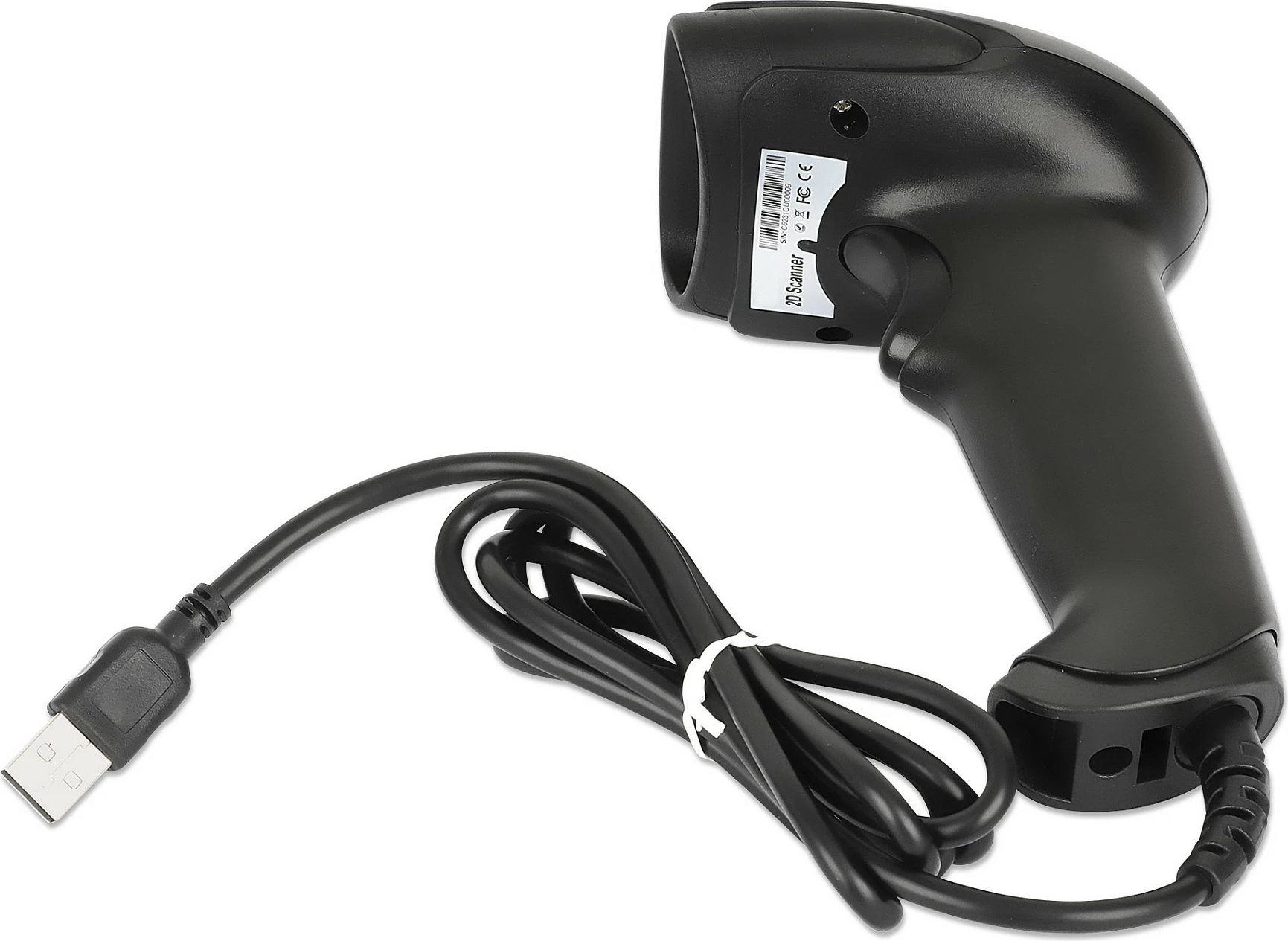 Skaner barkodi MANHATTAN 2D LED, USB, kabllo 1.4 m, i zi