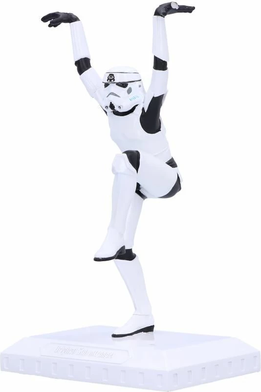 Figurinë koleksionuese NEMESIS NOW Stormtrooper Crane Kick 20.5 cm, e bardhë/zezë, me kuti dhurate
