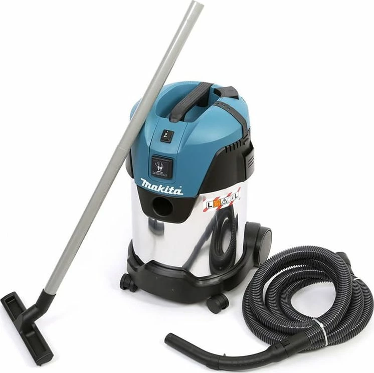 Fshesë industriale Makita VC3011L 26L 1000W wet & dry me prizë për vegla, turkeze/zezë