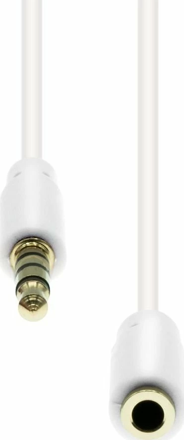 Kabllo zgjatëse audio mini-jack ProXtend M4EXS-02W 3.5mm 4-pin 2 m, e bardhë