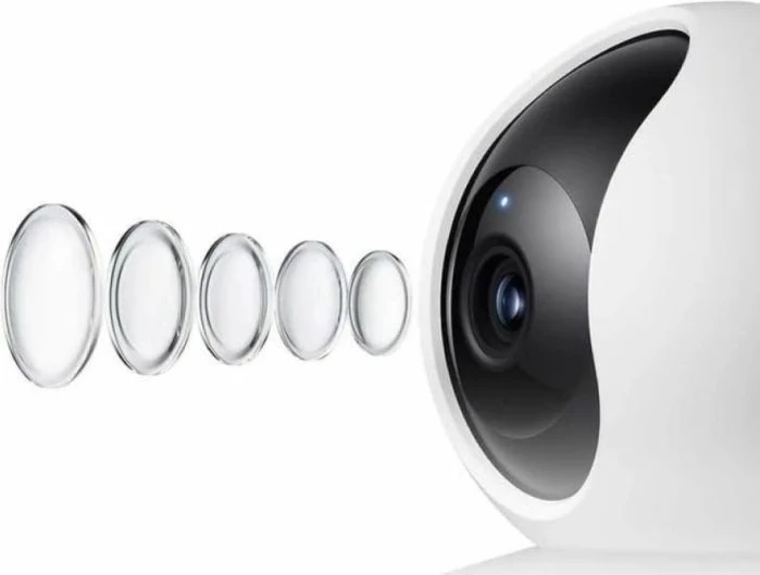 Kamerë sigurie Wi‑Fi Xiaomi Smart Camera C300 Dual, 2K, dual 3MP, Wi‑Fi 6, PTZ 360°, night vision, set me aksesorë