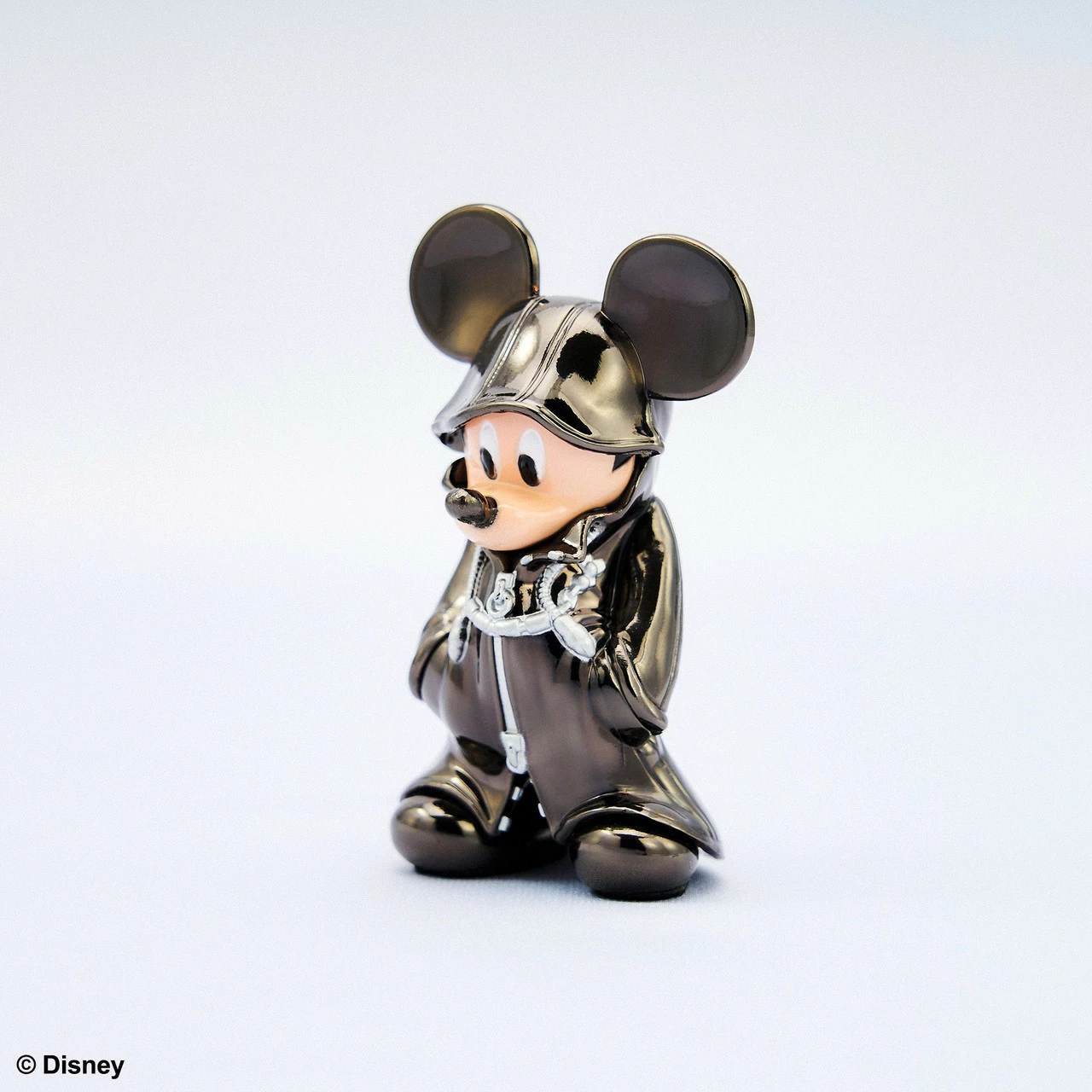 Figurinë koleksionuese Square Enix Bright Arts Gallery King Mickey (Kingdom Hearts II), die-cast metal, argjendtë metalike