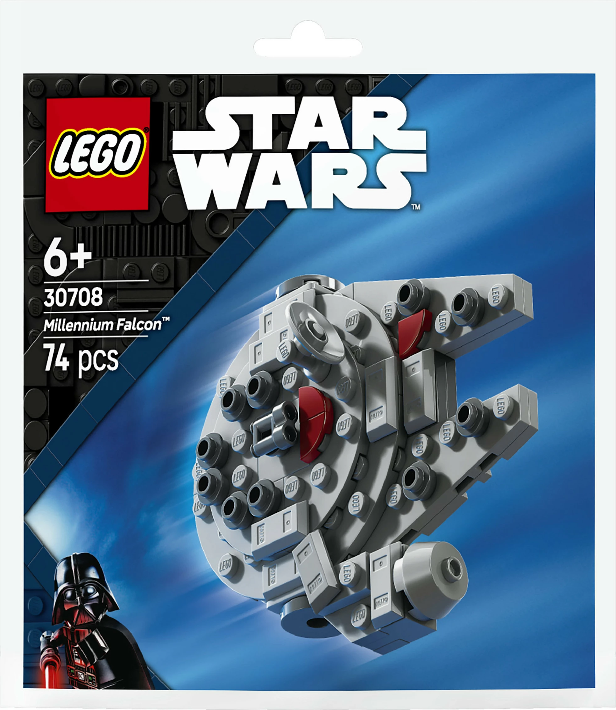 Set ndërtimi LEGO Star Wars Millennium Falcon 30708, 74 copë, shumëngjyrësh