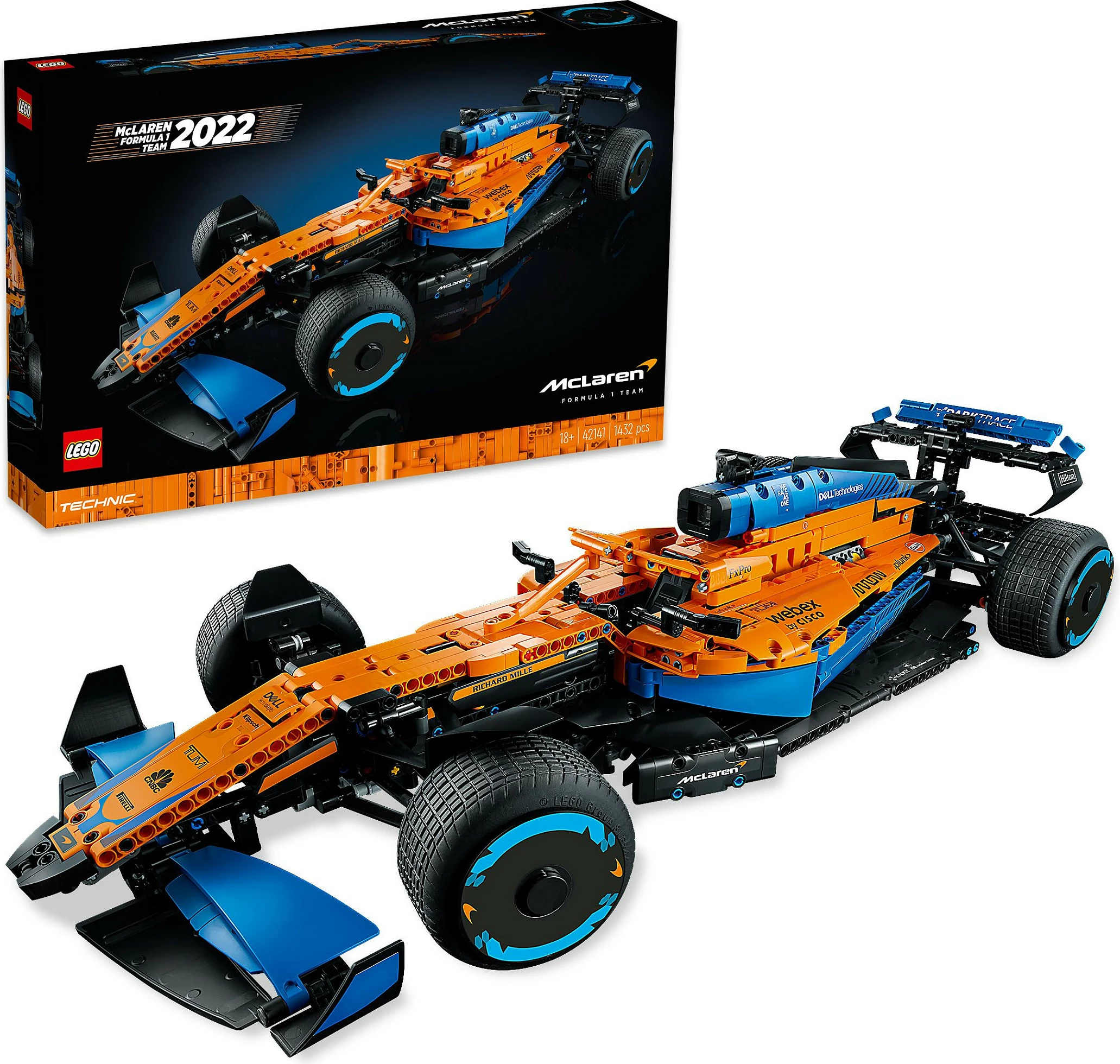 Set për ndërtim LEGO Technic McLaren Formula 1, 1434 pjesë, shumëngjyrësh