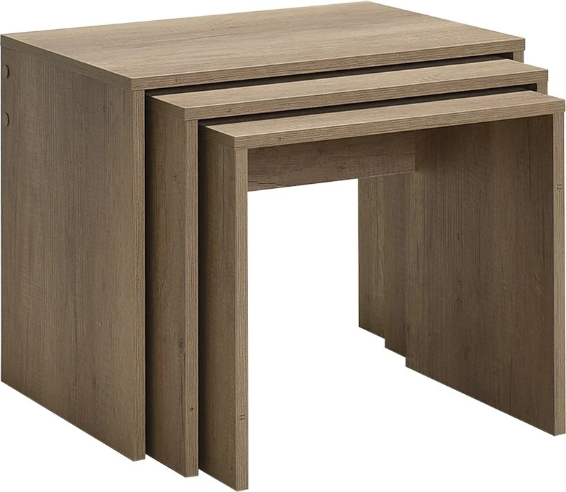 Tavolina ndihmëse të vendosshme, ngjyrë arre e çelët, Hanah Home, Shp-103-Tt-1
