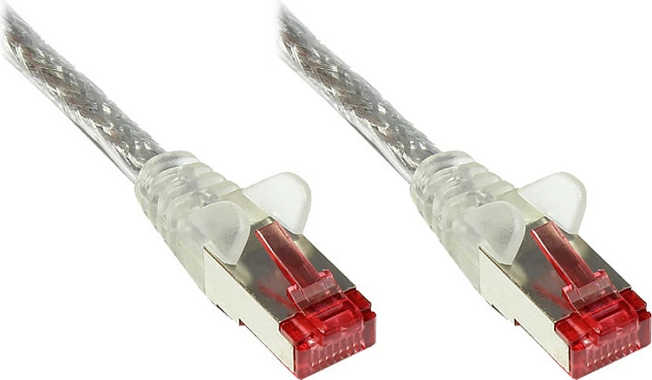Kabllo rrjeti GoodConnections Alcasa Cat6 S/FTP 0.5m, RJ-45, transparente