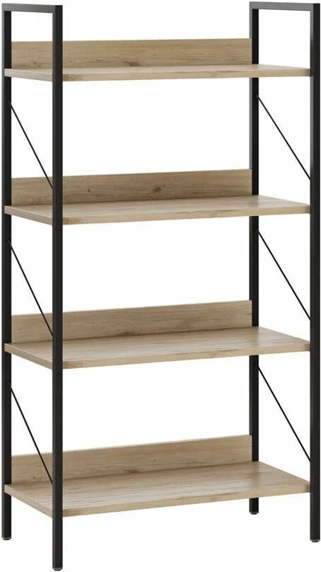 Raft librash Hanah Home, Ktp-840-Ff-1, ngjyrë lisi