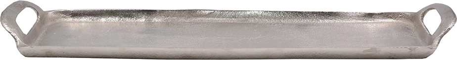 Tabaka dekorative ADORO, alumin, argjend, 53x15x4cm