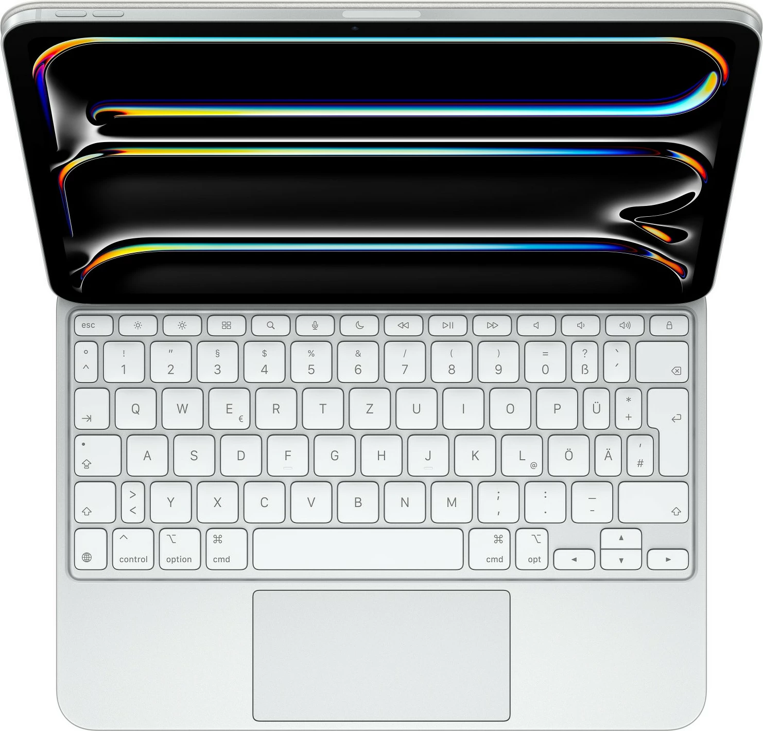 Tastierë Apple Magic për iPad Pro 11 (M4) Gjermanisht Bardhë
