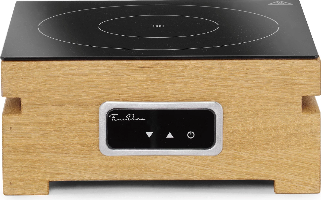 Pllakë induksioni e inkorporueshme, Fine Dine, 1000 W, 350x350 mm, e zezë