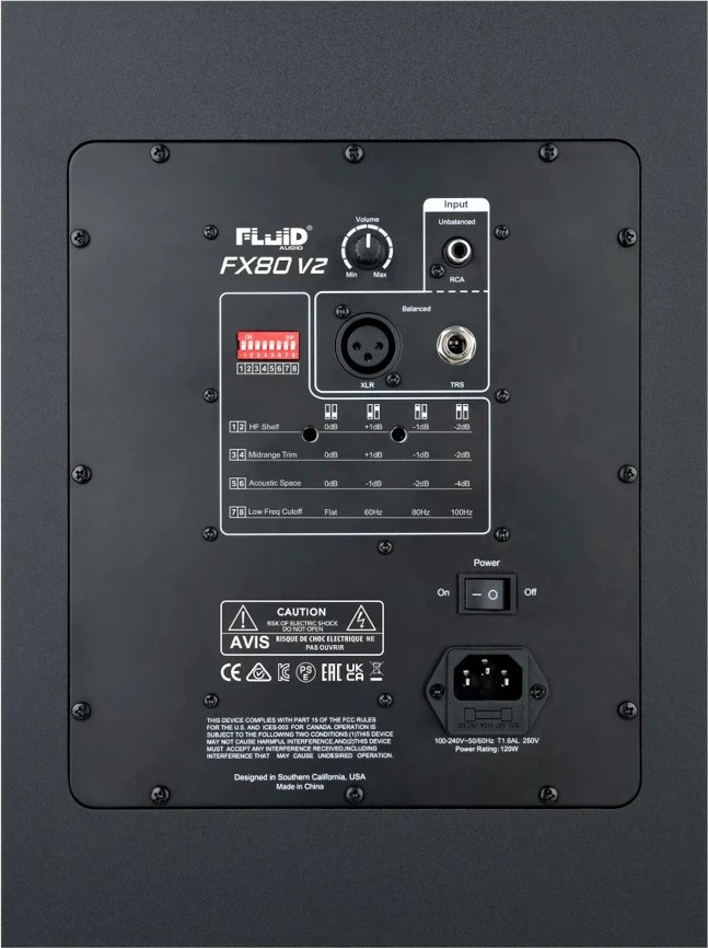 Monitor studio Fluid Audio FX80 V2, i zi