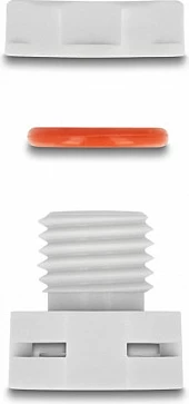 Tapë ventilimi DeLOCK M6, IP67/IP68, 2 copë, poliamid, gri