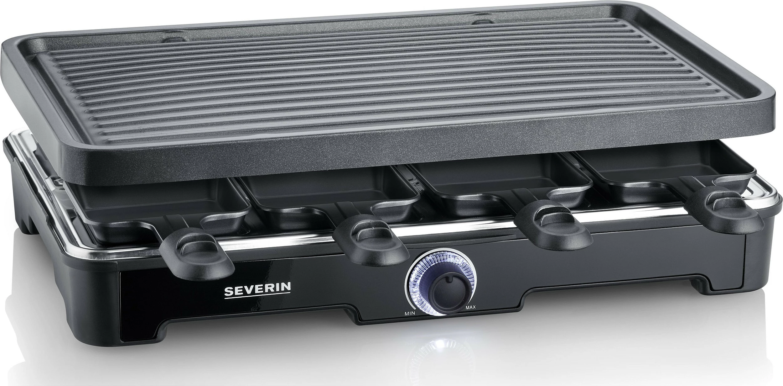 Grill raclette Severin RG 9670, 1400 W, 8 tava, i zi