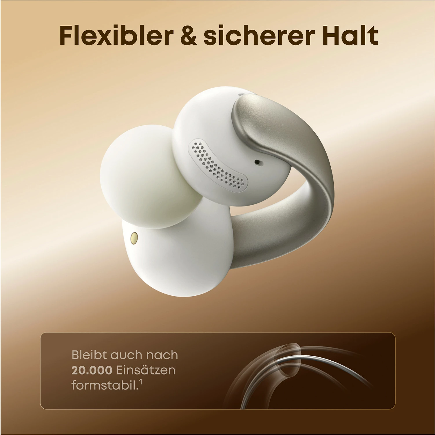 Kufje Anker Soundcore AeroClip, TWS, Bluetooth 5.4, Hi-Res LDAC, Open-Ear, IP55, blu
