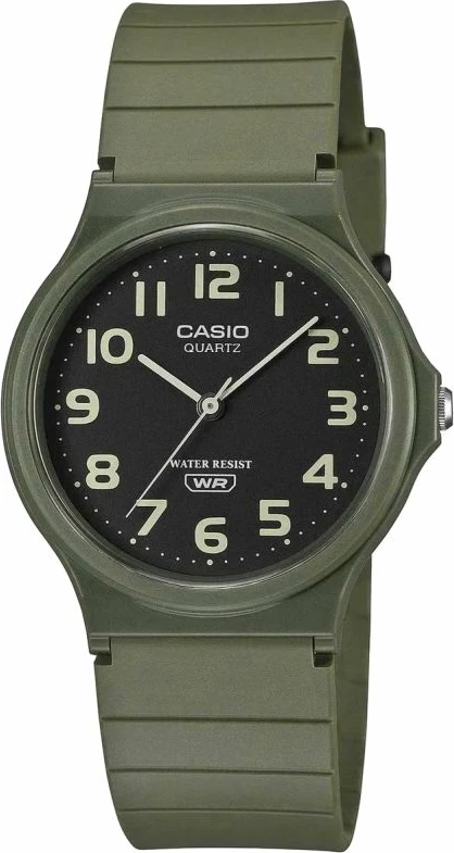 Orë dore CASIO unisex, e gjelbër