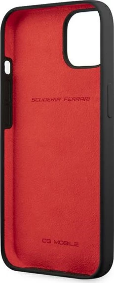 Mbështjellës Ferrari FESSIHCP13SBK për iPhone 13 mini 5.4", silikon, zi