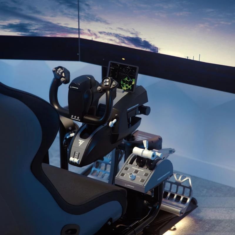 Kontrollor fluturimi Thrustmaster TCA Yoke Pack Boeing Edition, për Xbox One/Series X|S dhe PC, set