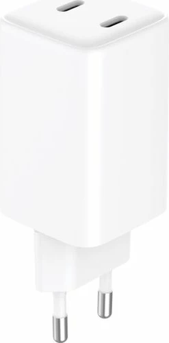 Karikues muri SANDBERG 441-56 Dual USB-C PD 65W GaN III, i bardhë