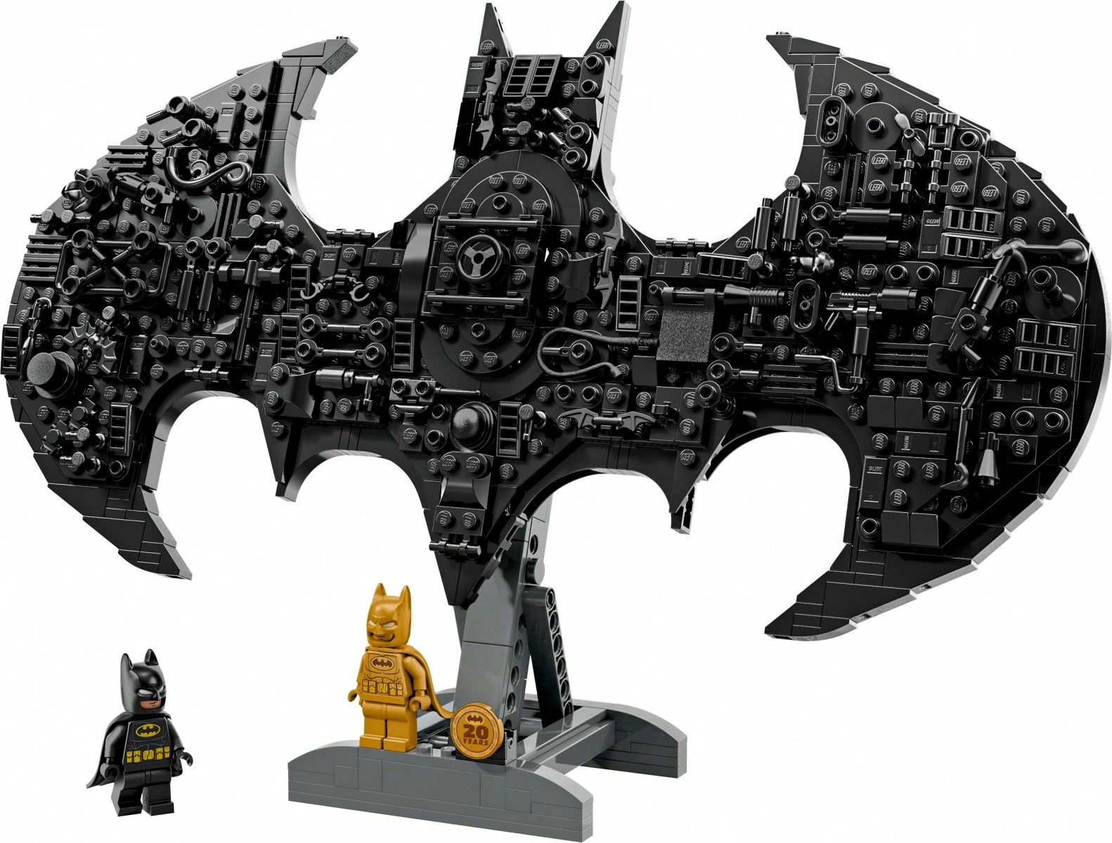 Set blloqe ndërtimi LEGO DC Batman 76330 Batman Logo, 678 copë, 12+, e zezë