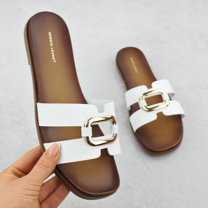 Papuqe femra Sergio Leone SK077H, të bardha