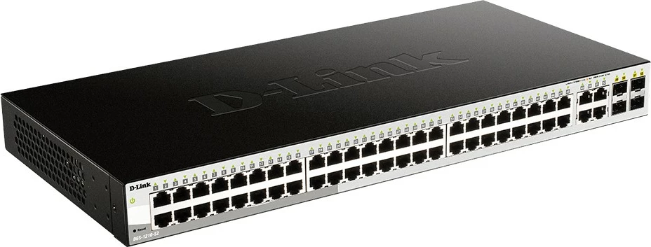 Switch D-Link DGS-1210-52/E, 52 porta, Layer2, Gigabit, rack 1U